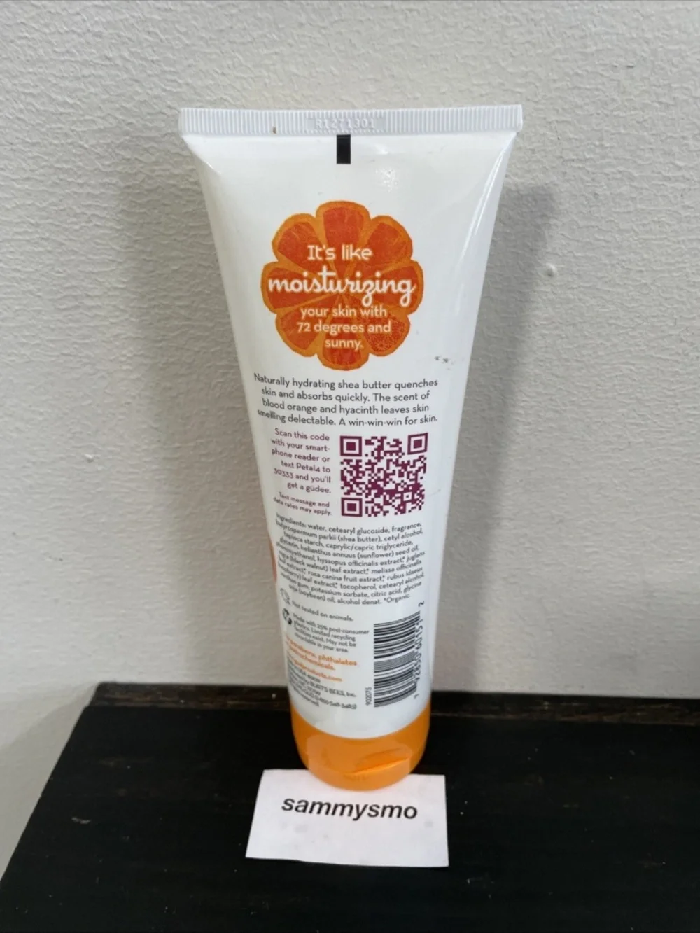 Gud Orange Petalooza Body Lotion- Burt's Bees, Blood Orange, 8 oz. DISCONTINUED